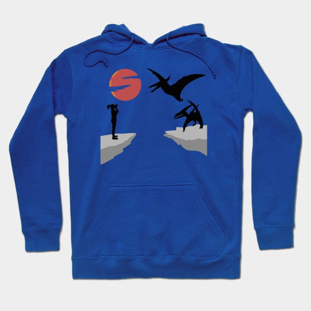 Prehistoric Bird Watching Hoodie by SNK Kreatures